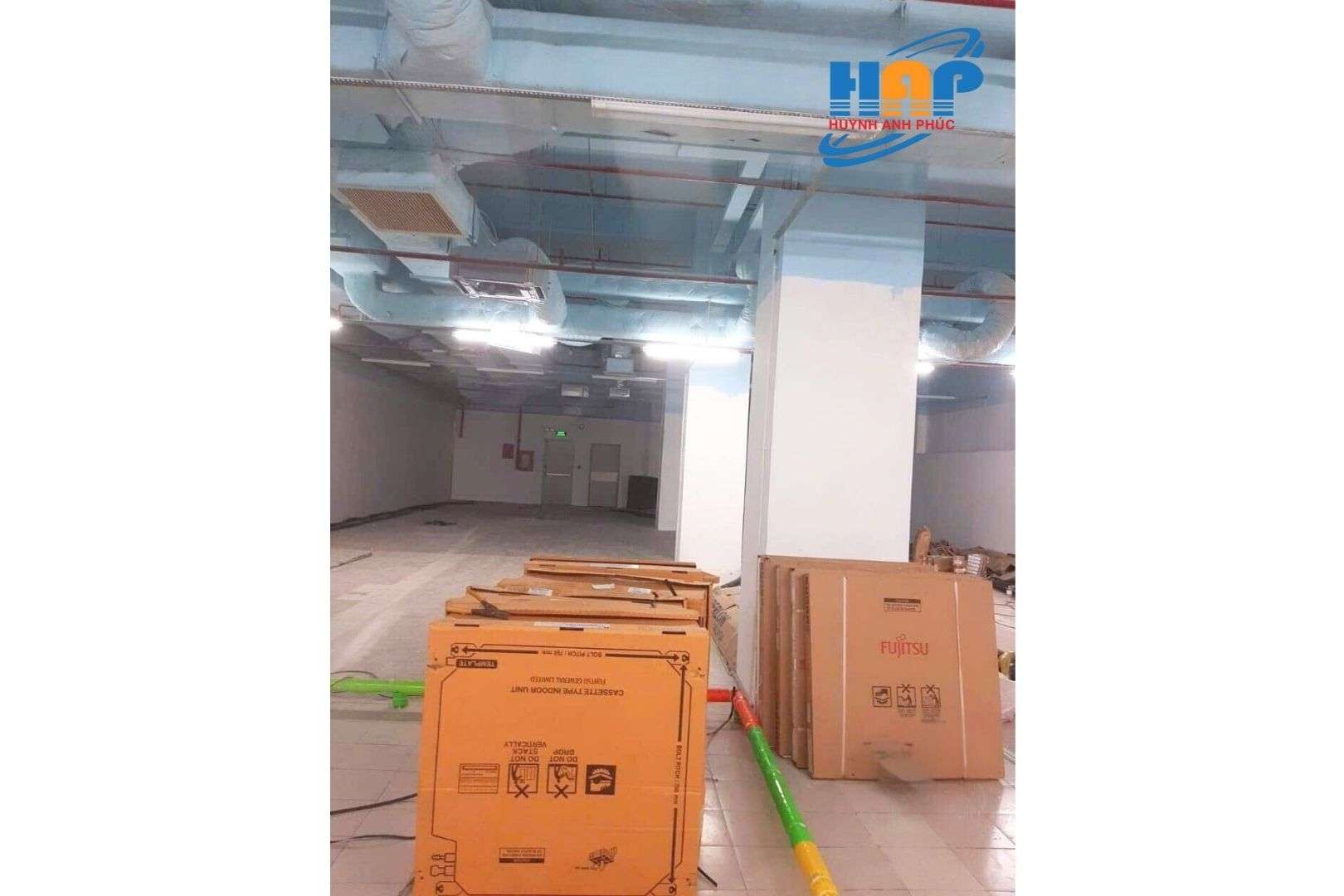 Lắp đặt hệ thống VRF Fujitsu-Siêu thị Go-Tân Phú-HCM-03