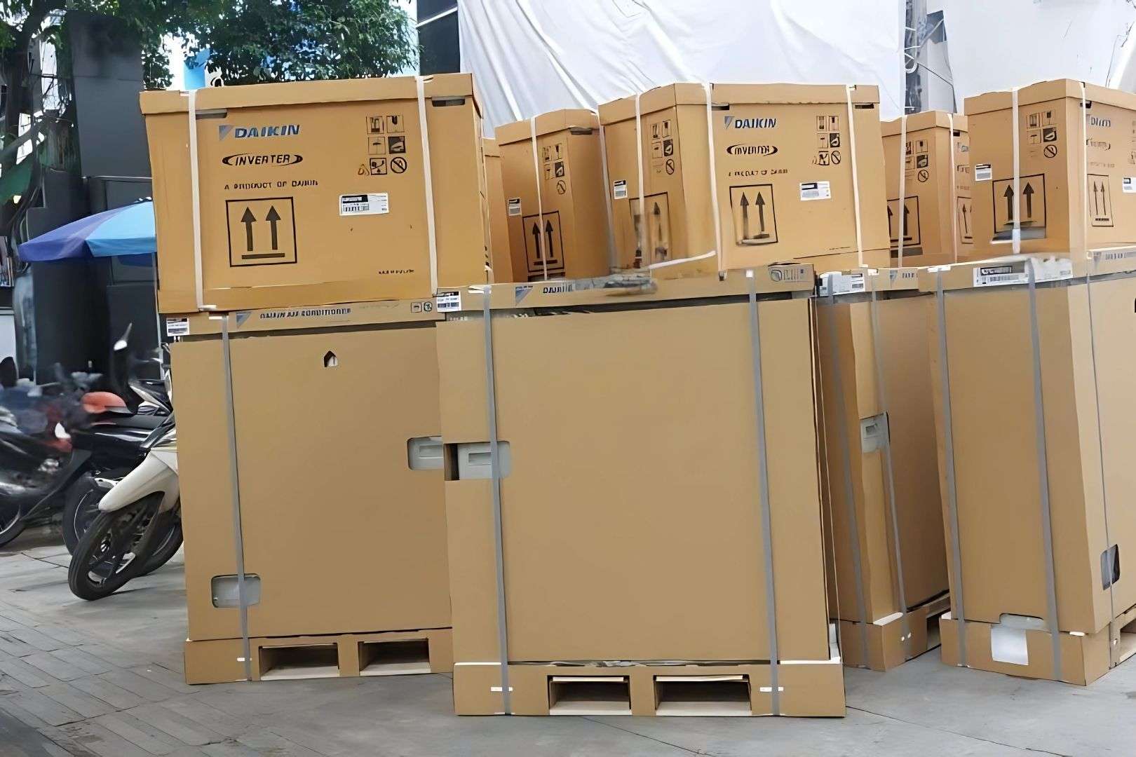 Lắp đặt máy lạnh Daikin-Ngân hàng VIB-Bình Định-04