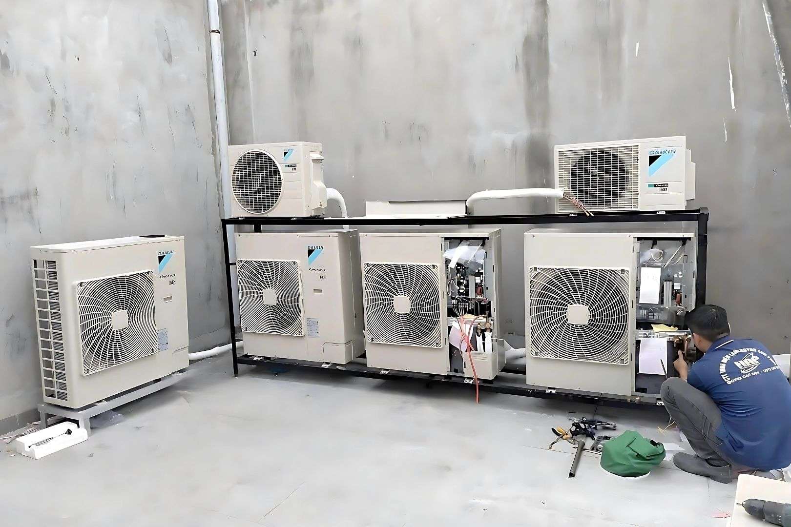 Dự án lắp đặt máy lạnh tại ngân hàng VIB Quận 2