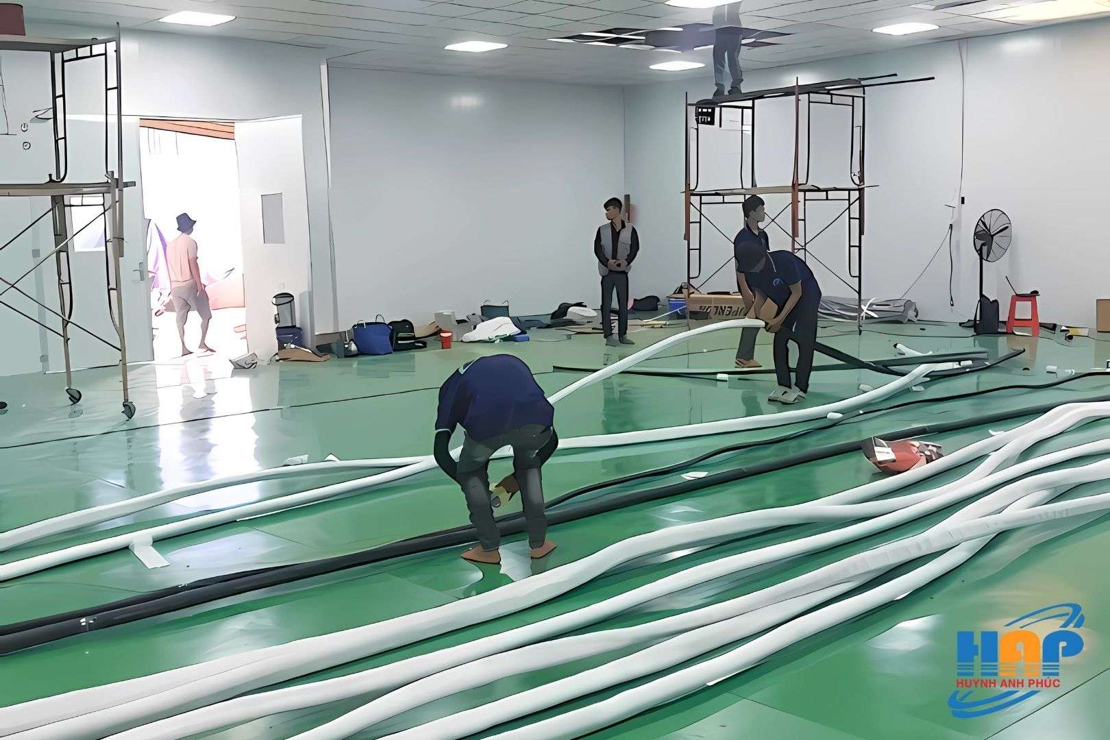 Lắp đặt máy lạnh âm trần Daikin-Nhà máy hạt điều -Bình Phước-02