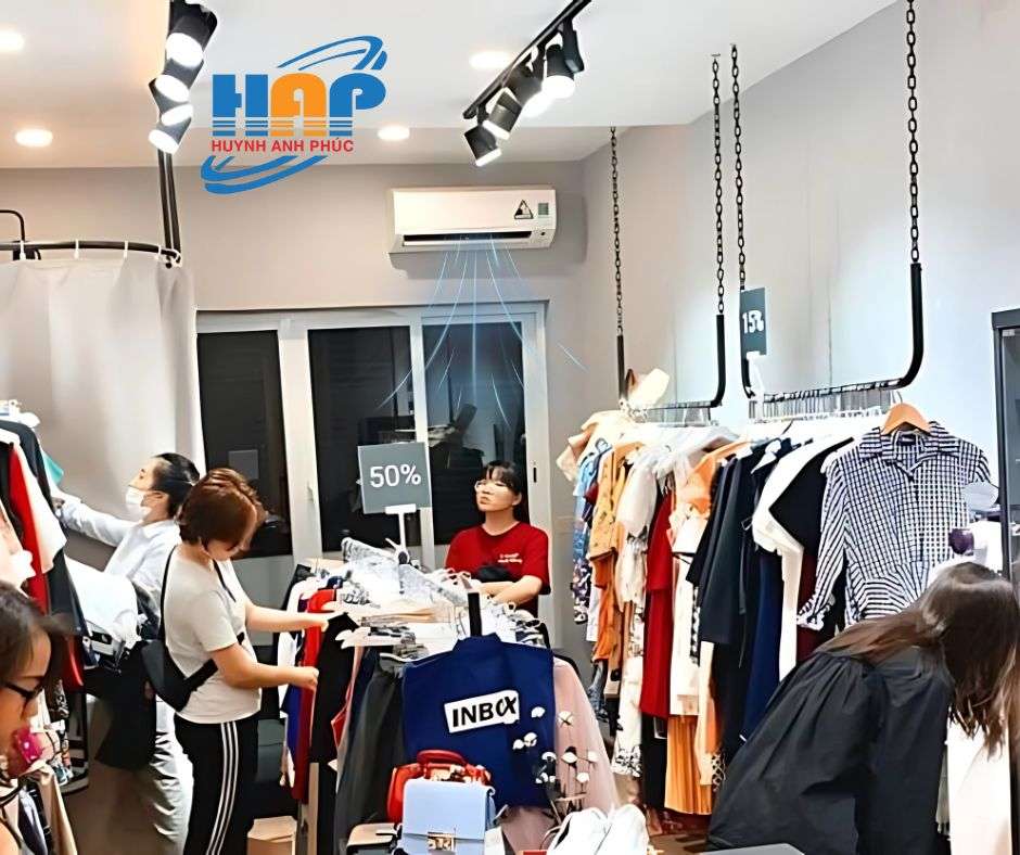 Điều hòa giúp tăng trải nghiệm mua sắm tại hệ thống cửa hàng