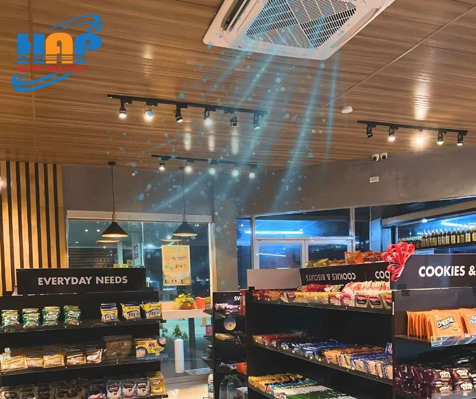 Lắp điều hòa giúp bảo quản bánh kẹo, thực phẩm của cửa hàng