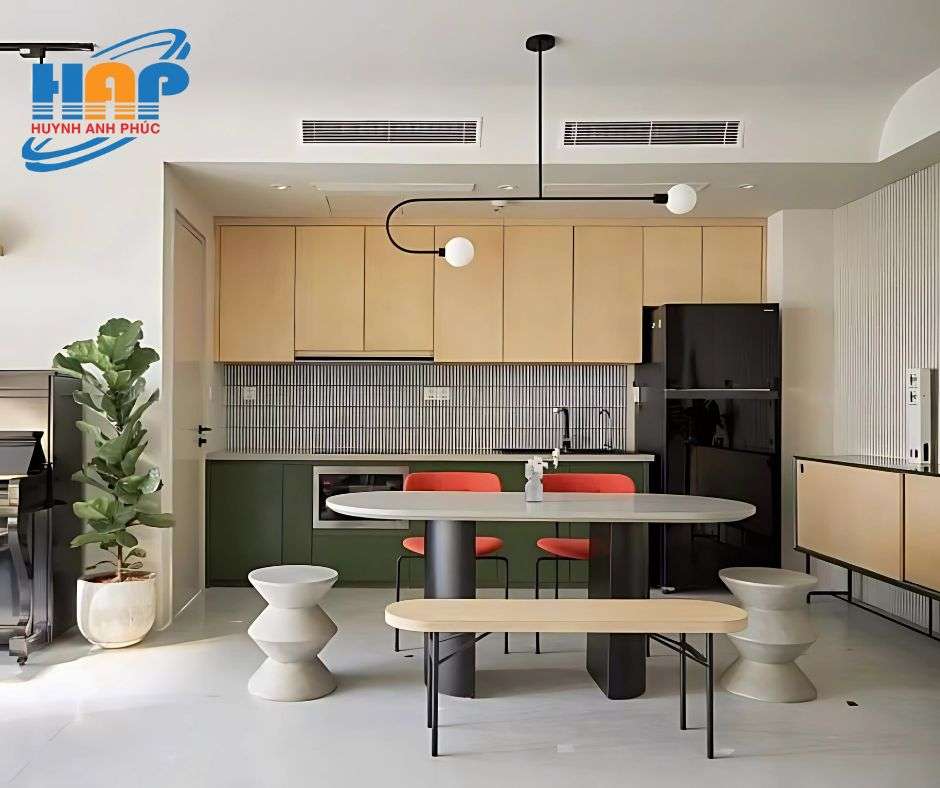 Hướng dẫn lắp đặt điều hòa âm trần nối ống gió từ A-Z 2 Đặt dàn lạnh ở độ cao phù hợp để dễ kiểm tra và bảo trì